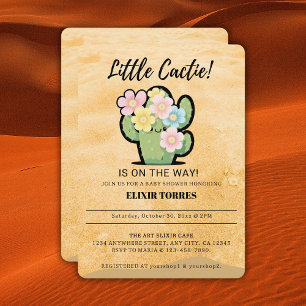 Süße Blumen Kleine Cuctie Kawaii Babyparty Einladung