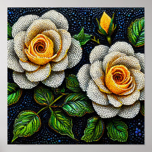 Süße Blumen Poster