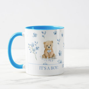 Süße Blumen-Teddybär-Baby-Party-Geschenktasse Tasse