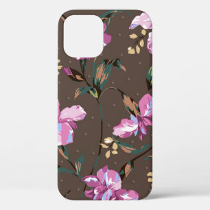 süße Blumendesign-Textilillustration Kunst, Hinter Case-Mate iPhone Hülle