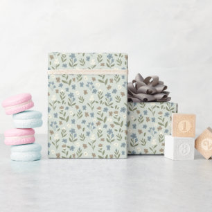Süße Blumenmuster-Wrap-Rolle Geschenkpapier