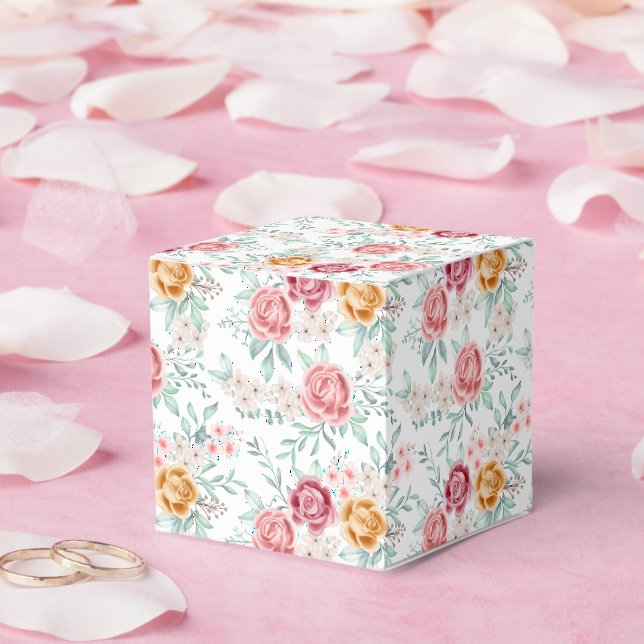Süße Blütenfeier  Geschenkschachtel (Hochzeit)