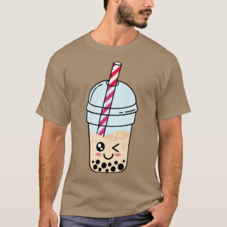 Süße Boba-Blasen-Perlen-Tapioka-Milchtee T-Shirt