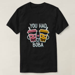 Süße Boba-Tee Du hast mich bei Boba Kawaii Foodie T-Shirt