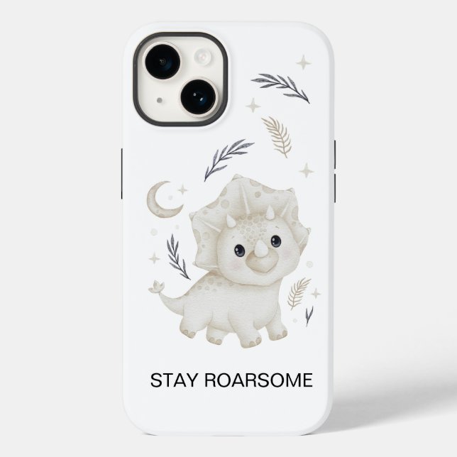 Süße Boho-Dinosaurier-iPhone-Hülle - Bleib Roarsom Case-Mate iPhone Hülle (Rückseite)