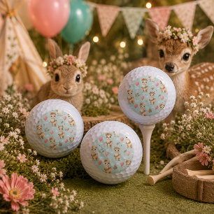Süße Boho-Lama Golfball