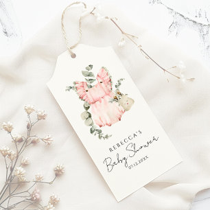 Süße Boho-Mädchen-Baby-Party Geschenkanhänger