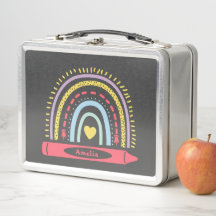 Süße Boho-Regenbogen personalisierte Kinders Namen