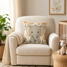 Süße Boho-Safari-Elefanten-Kinderzimmer-Dekoration