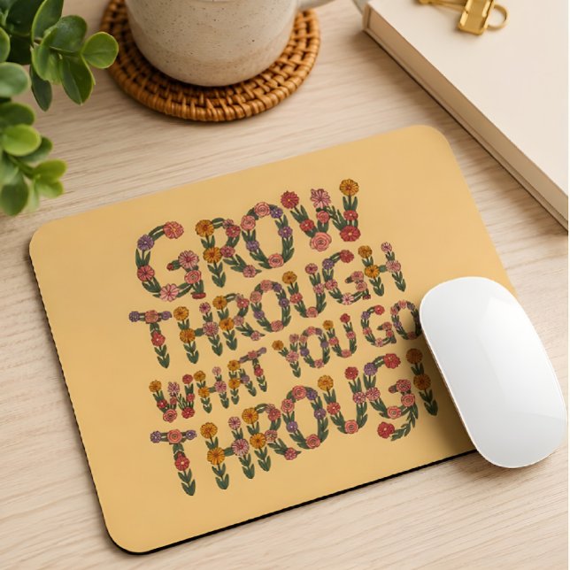 Süße Boho-Wachse-Durch-Was-Du-Durchmachst Mousepad (Von Creator hochgeladen)