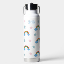 Süße Boho-Whimsical-Regenbogen-Mädchen