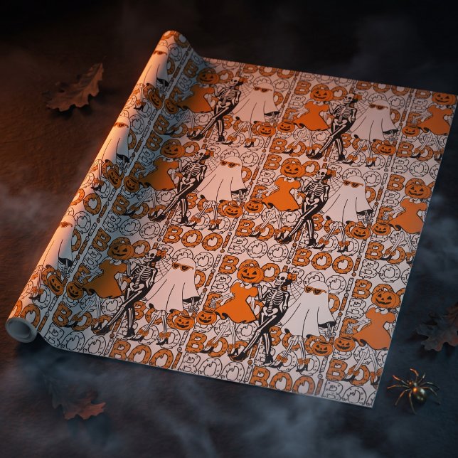 Süße Boo-Crew-Halloween-Freunde Geschenkpapier (Von Creator hochgeladen)