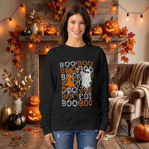 Süße Boo-Crew-Halloween-Freunde Sweatshirt