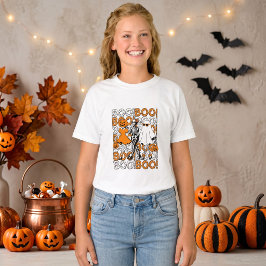 Süße Boo-Crew-Halloween-Freunde T-Shirt