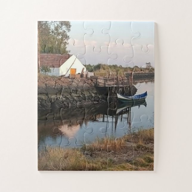 Süße Boot-Rätsel in Portugal Puzzle (Vertikal)