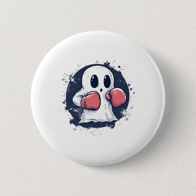 Süße Box-Geist-Kunst  Button (Vorderseite)