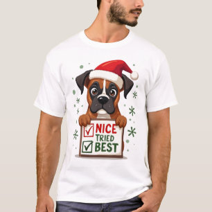 Süße Boxer-Hund-Hunde-Weihnachten Schön Habe mein T-Shirt