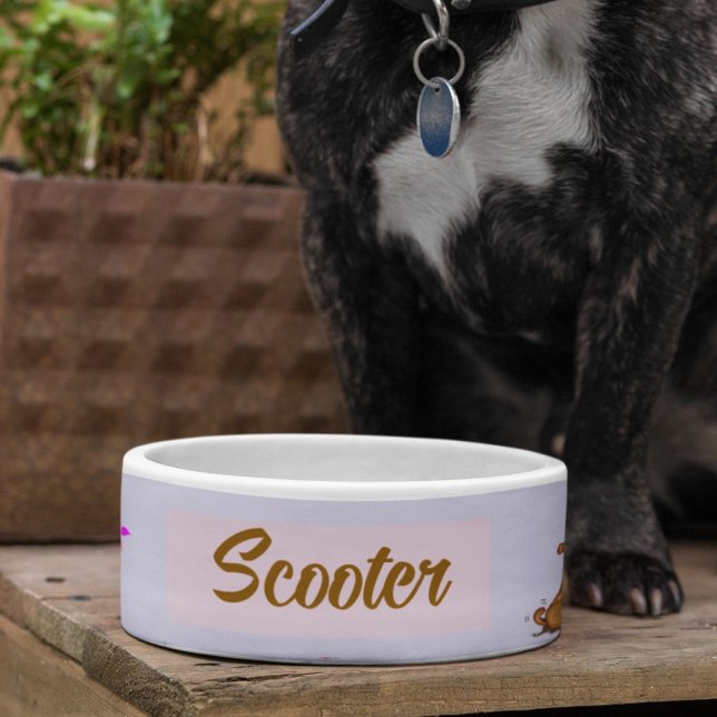 Süße braune Hundeherzpflanze Napf (Von Creator hochgeladen)