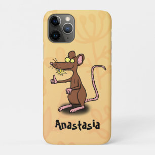 Süße braune Ratte Daumen hoch Cartoon Case-Mate iPhone Hülle