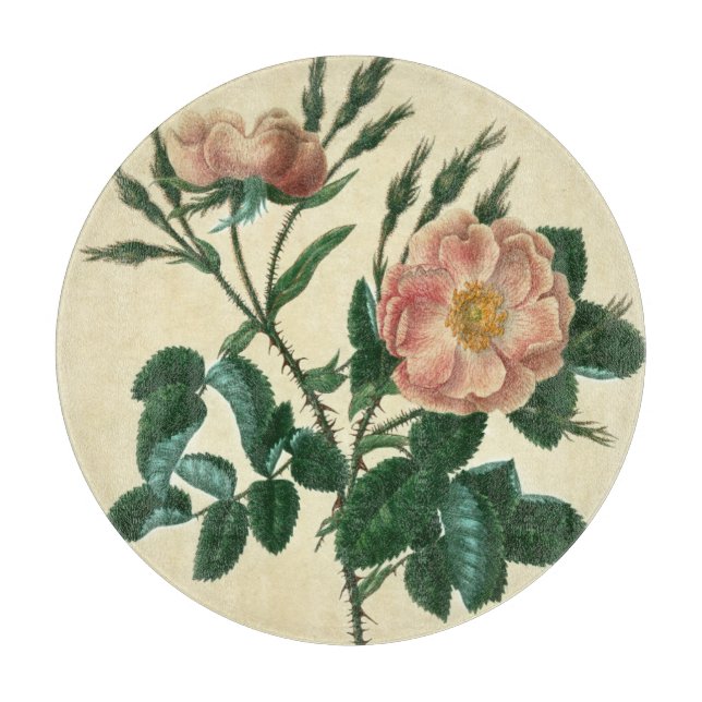 Süße Briar-Rose Schneidebrett (Vorderseite)