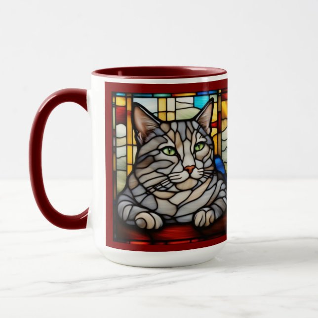 Süße Britisch Kurzhaar Dekorative Tasse (Links)
