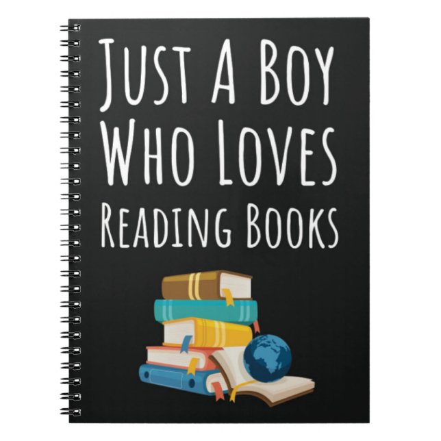 Süße Buchlese-Geschenke für Baby-Jungen Kinderlese Notizblock (Vorderseite)