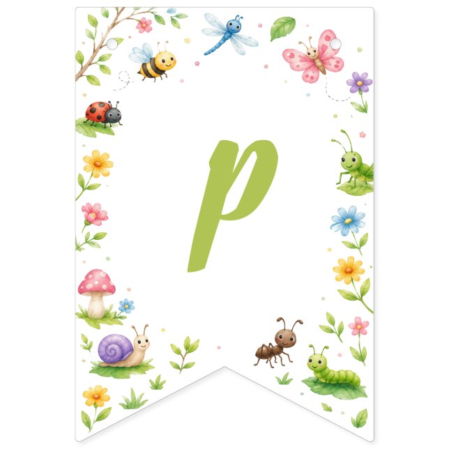 Süße Bugs Alles Gute zum Geburtstag Banner (Fünfte Fahne)