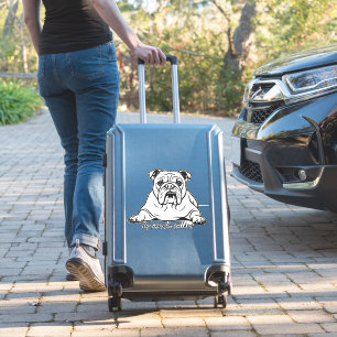 Süße Bulldogge Aufkleber