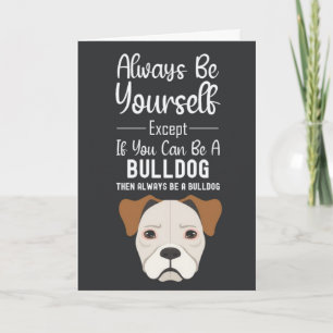 Süße Bulldoggen Karten Hunde Lustige Haustiere Tie