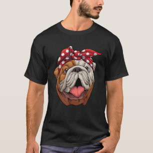 Süße Bulldoggen-Kunst für Männer Frauen Kinder Eng T-Shirt