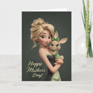 Süße Bunny-Muttertags-Karte für Mama Karte
