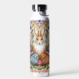 Süße/bunte Frühlings-/Oster-Fair-Isle- Trinkflasche