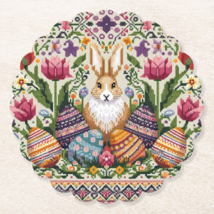 Süße/bunte Frühlings-/Oster-Fair-Isle Untersetzer