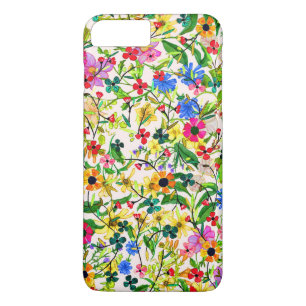 Süße bunte Frühlingsblumen Blumen iPhone 8 Plus/7 Plus Hülle