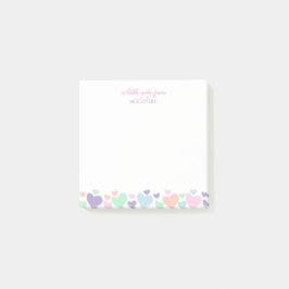 Süße Bunte Herz Mädchen Schrift Briefpapier Post-it Klebezettel