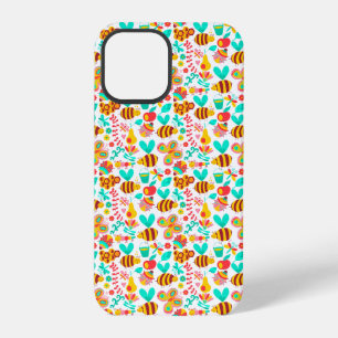 Süße bunte Insektenmuster iPhone 12 Pro Hülle