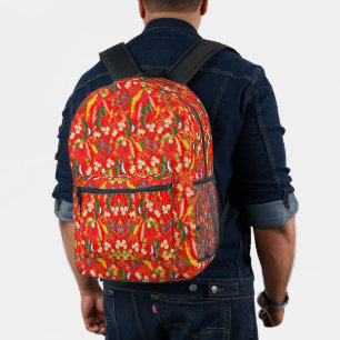 Süße bunte japanische Blumenmuster Bedruckter Rucksack