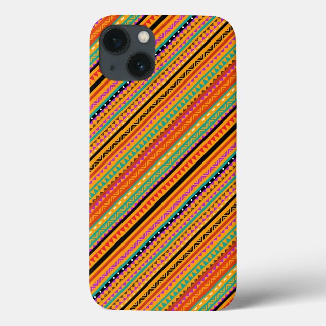 Süße bunte native aztekische Musterdesign Case-Mate iPhone Hülle (Rückseite)