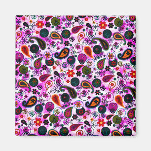 Süße bunte Paisleymuster Magnet