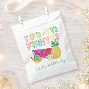 Süße Bunte Twotti Frutti 2. Geburtstag Geschenktütchen