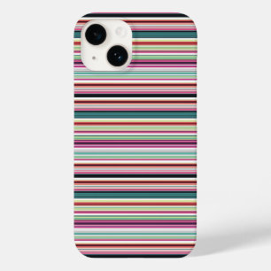 Süße bunte weiße Streifen Case-Mate iPhone 14 Hülle