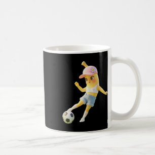 Süße Bynana Fußball Mädchen, Lustiger Fußball Spie Kaffeetasse