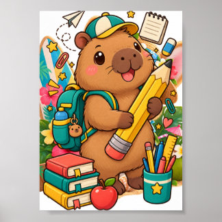 Süße Cabypara-Wanddekoration Poster