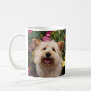 Süße Cairn Terrier Welpen Hund Kaffee Tasse