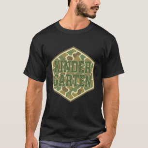 Süße Camo Kindergarten Zurück zur Schule Lustiger T-Shirt