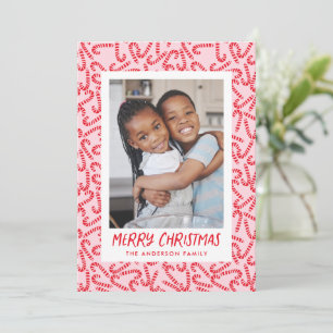Süße Candy Cane Frohe Weihnachten 2 Foto
