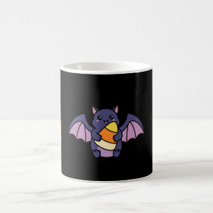 Süße Candy Corn Fledermaus Halloween Tasse