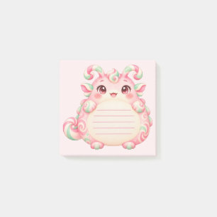 Süße Candy-Drache-Wasserfarbe-Linierte-Haftnotizen Post-it Klebezettel