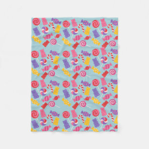 Süße Candy und Lutscher Baby Fleece Decke