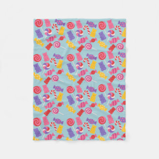 Süße Candy und Lutscher Baby Fleece Decke